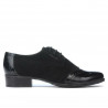 Women casual shoes 691 patent black combined