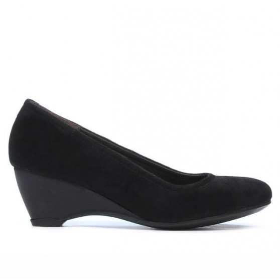 Pantofi casual dama 152-1 negru velur