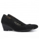 Women casual shoes 152-1 black velour
