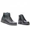 Men boots 497 black+gray