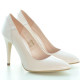 Pantofi eleganti dama 1230 lac roz deschis