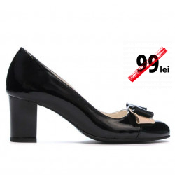 Pantofi eleganti dama 1265 lac negru
