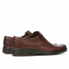 Men stylish, elegant shoes 969 brown