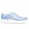 Women casual shoes 663-2 bleu pearl combined