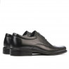 Men stylish, elegant shoes 771 black