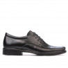 Men stylish, elegant shoes 771 black