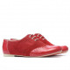Pantofi casual dama 186 rosu combinat