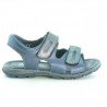 Small children sandals 11c indigo+gray