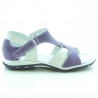Small children sandals 09c purple+white