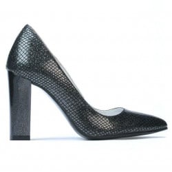 Women stylish, elegant shoes 1261 piton black