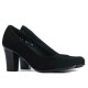 Women stylish, elegant, casual shoes 643 black velour
