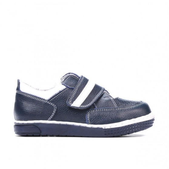 Small children shoes 64c indigo+white
