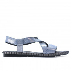 Women sandals 5050 bleu argento