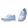 Pantofi copii 154 bleu sidef combinat