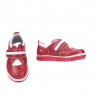Pantofi copii mici 64c rosu+alb