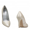 Women stylish, elegant shoes 1241 beige