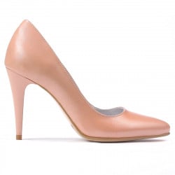 Women stylish, elegant shoes 1246 pudra pearl