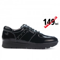 Women sport shoes 6003 patent black