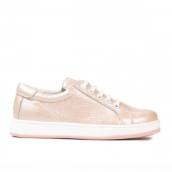 Children shoes 167 pudra pearl