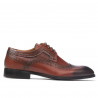Men stylish, elegant shoes 892m a cognac (large size)