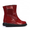 Small children boots 101c patent burgundy