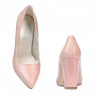 Women stylish, elegant shoes 1261 pudra pearl