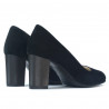 Pantofi eleganti dama 1273 negru antilopa