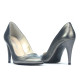 Pantofi eleganti dama 1246 gri metalizat