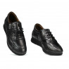 Pantofi sport/casual dama 6005 negru combinat