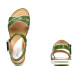 Sandale dama 5061 verde+alb