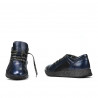 Pantofi sport/casual dama 6010 indigo sidef combinat