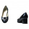 Women stylish, elegant shoes 1274 indigo pearl