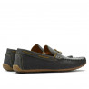 Men loafers, moccasins 863 g gray