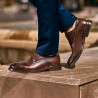 Men stylish, elegant shoes 896 a cafe