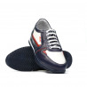 Pantofi sport adolescenti 377 indigo+alb