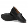 Women loafers, moccasins 6023 black