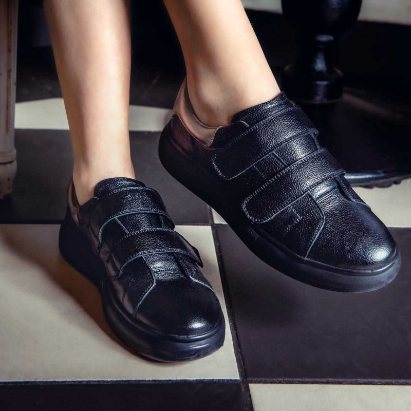 Pantofi sport dama 6008sc negru combinat lifestyle