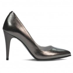 Pantofi eleganti dama 1246 argintiu sidef