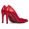Women stylish, elegant shoes 1276 red