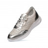 Women sport shoes 6024 silver+white