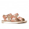 Sandale dama 5067 roz sidef combinat