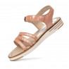 Women sandals 5067 pink pearl combined