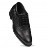 Pantofi eleganti barbati 922 negru combinat