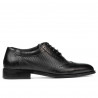 Men stylish, elegant shoes 922 black combined