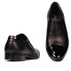 Pantofi eleganti barbati 740 lac negru combinat