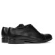 Men stylish, elegant shoes 762 black