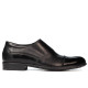 Pantofi eleganti barbati 765 lac negru combinat
