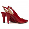 Women sandals 1236 patent red