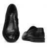 Men stylish, elegant shoes 815 black