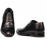 Men stylish, elegant shoes 802 black